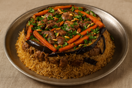 Traditional Palestinian Maqluba